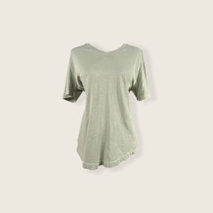 NWT Buckmason California Sage V-Neck Slub Tee M